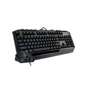 Devastator 3 Plus - keyboard with cyan backlight
