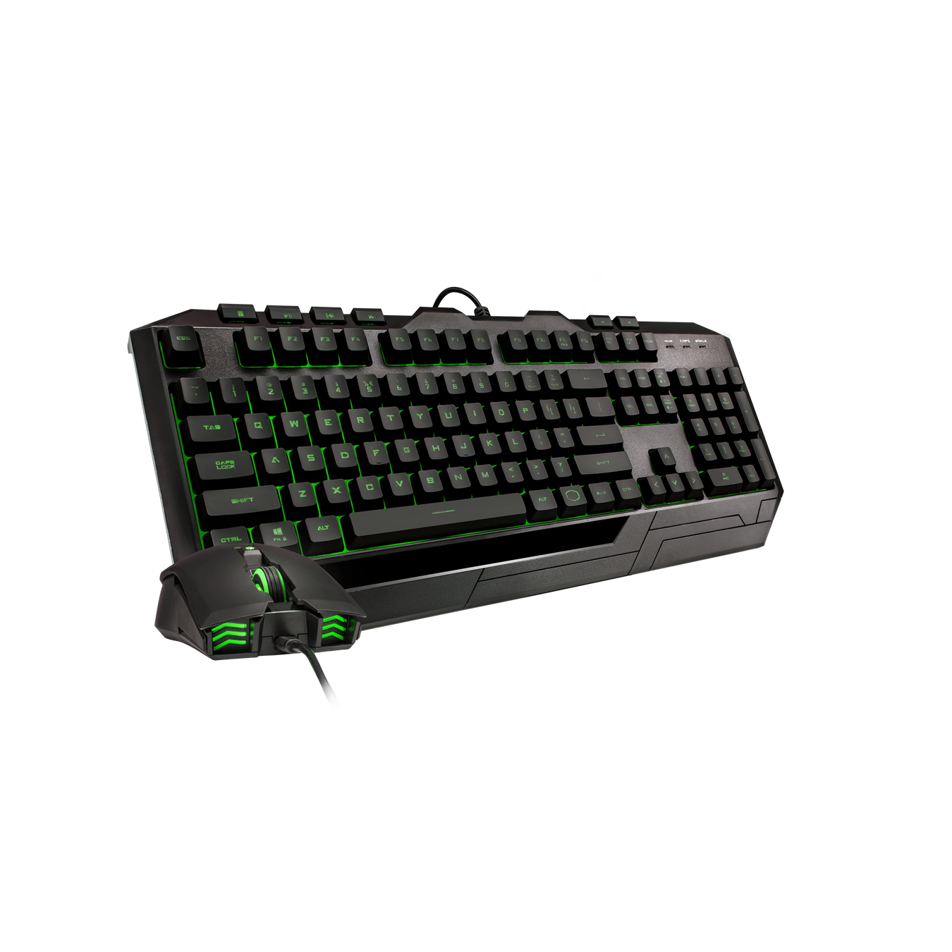 Devastator 3 Plus - keyboard with green backlight