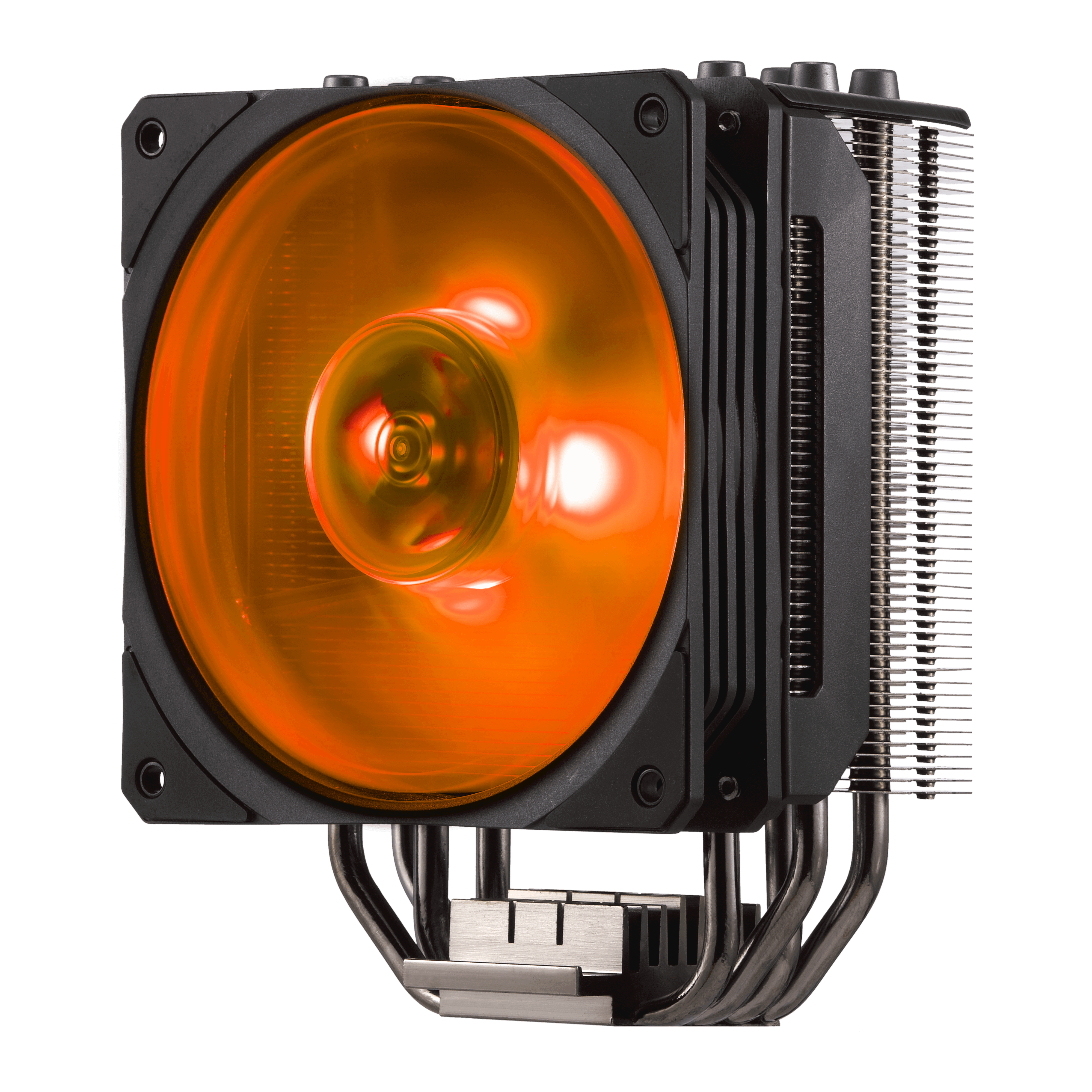  Cooler Master Hyper 212 Black CPU Air Cooler with Silencio Fan,  Gun-Metal Fins, and Copper Heat Pipes - For AMD Ryzen and Intel LGA CPUs :  Electronics