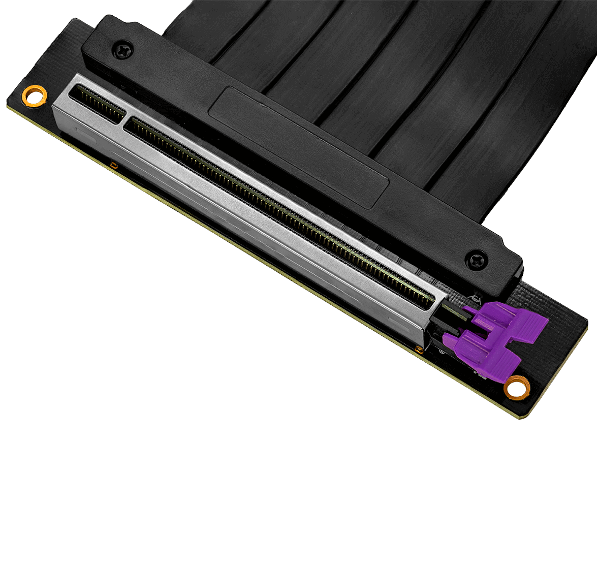 Stainless steel-reinforced PCI slot