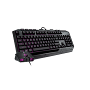 Devastator 3 Plus - keyboard with purple backlight
