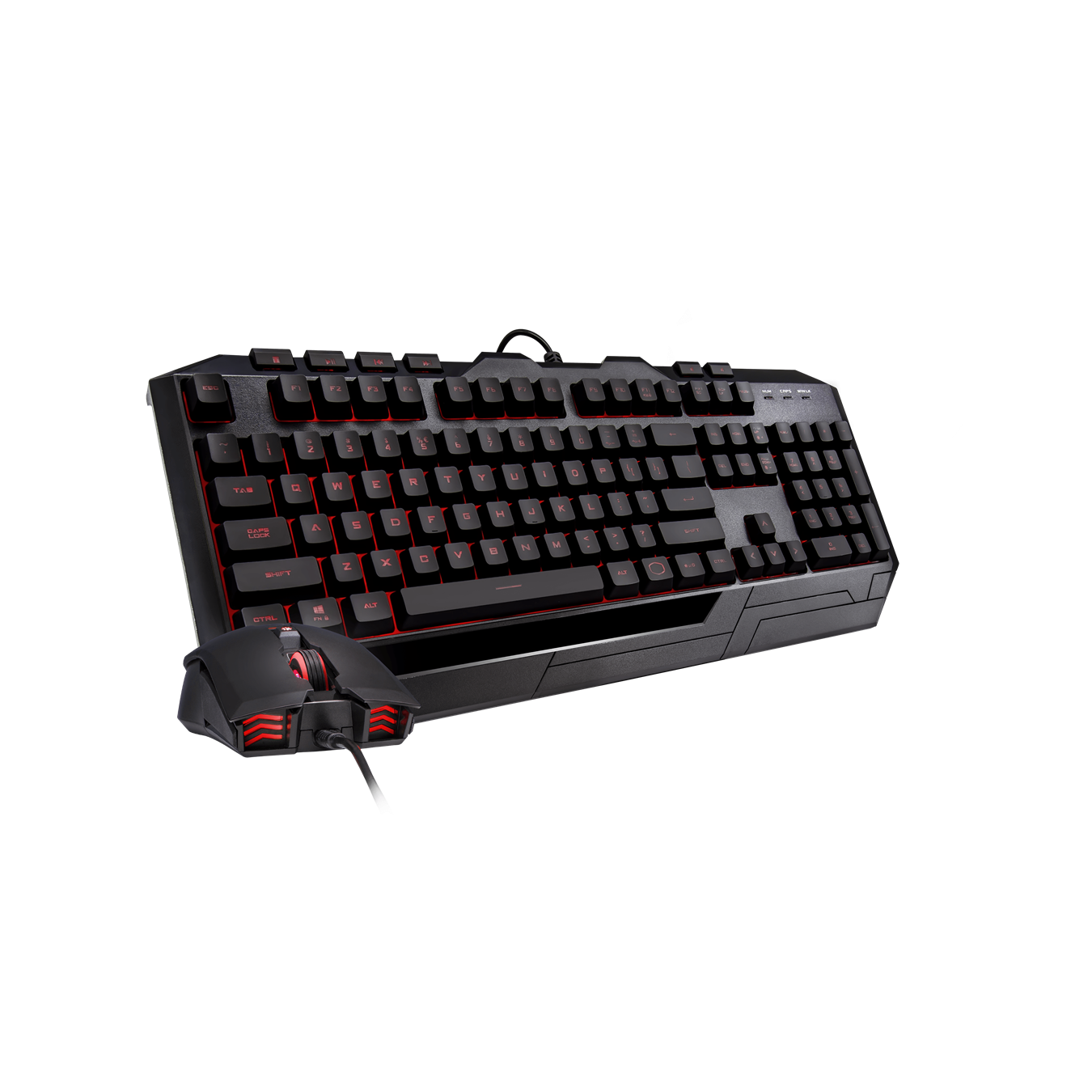 Devastator 3 Plus - keyboard with red backlight