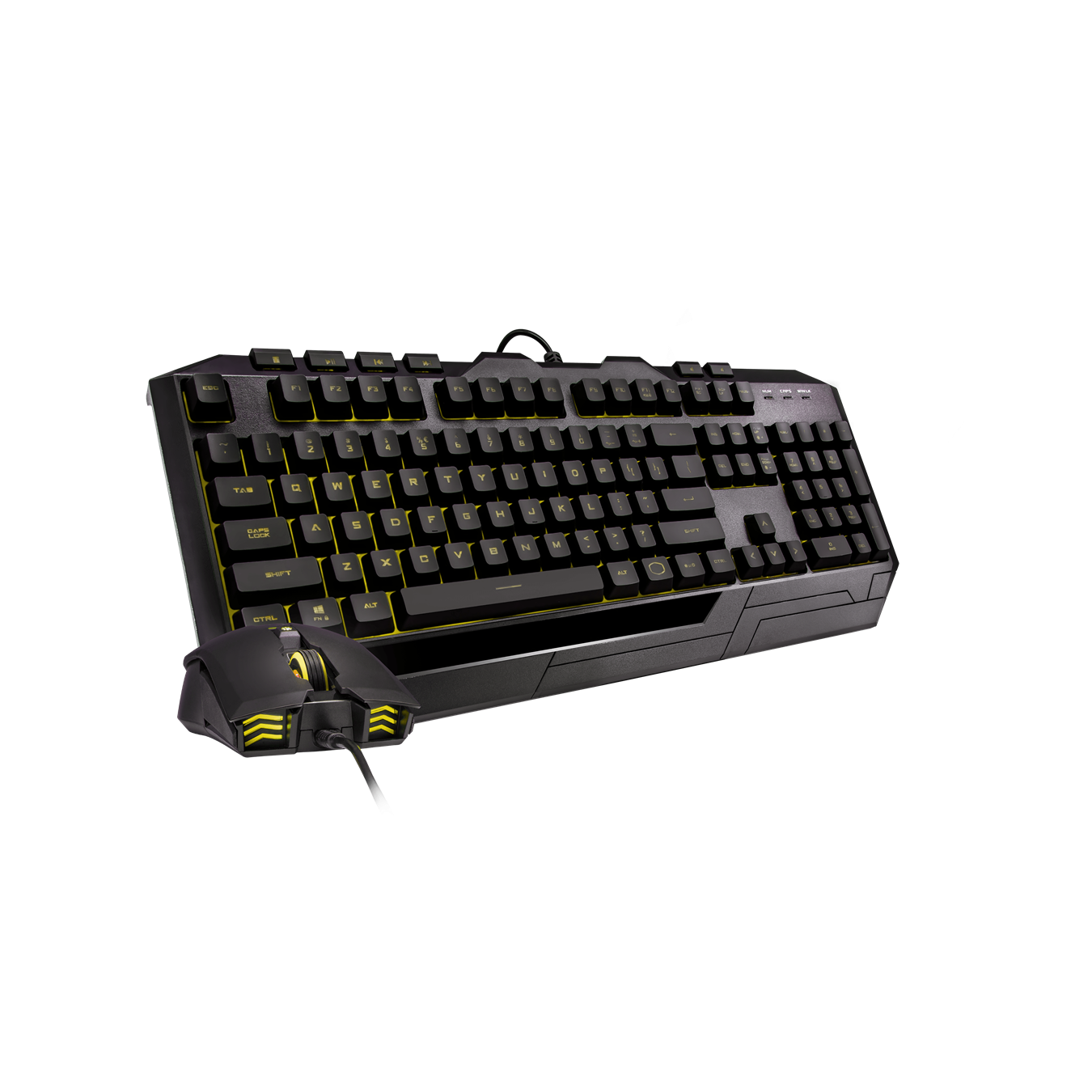 Devastator 3 Plus - keyboard with yellow backlight