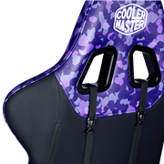 Caliber R1S CAMO Gaming Chair - The breathable PU provides maximum comfort for all body types and keeps you feeling cool and energized at all times.