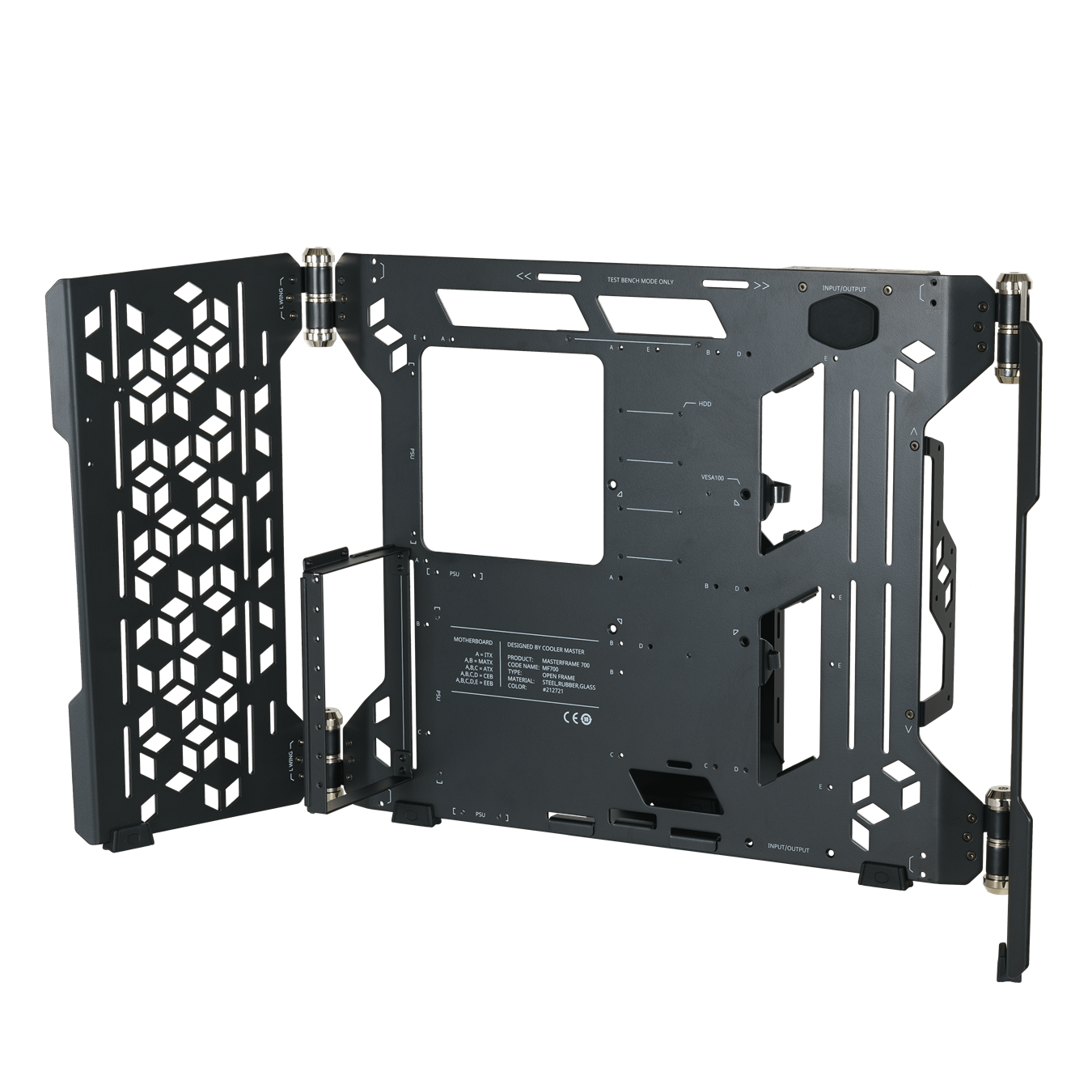 MasterFrame 700 - is designed with customization in mind. The 3-parts frame can be easily disassembled easily for painting, wrapping and other modifications.