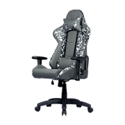 Caliber R1S Dark Knight CAMO Gaming Chair - 45 degree angle view