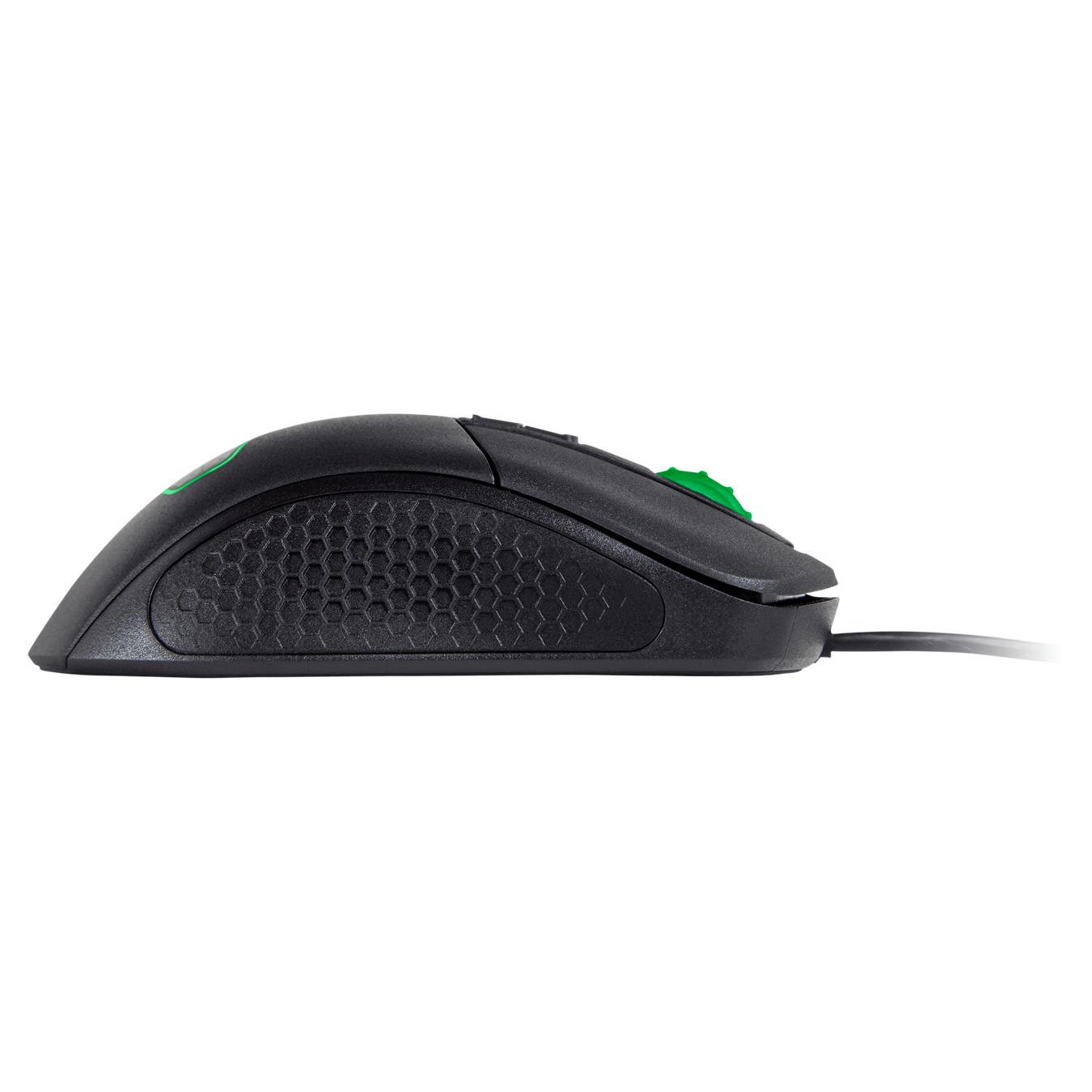MasterMouse MM530 Gaming Mouse - Reinforced Rubber Pads on both sides to ensure better grip and quick swipe controls