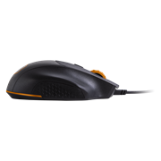 MasterMouse MM520 Gaming Mouse - Rugged Rubber Side Grips to ensure better grip for swift actions.