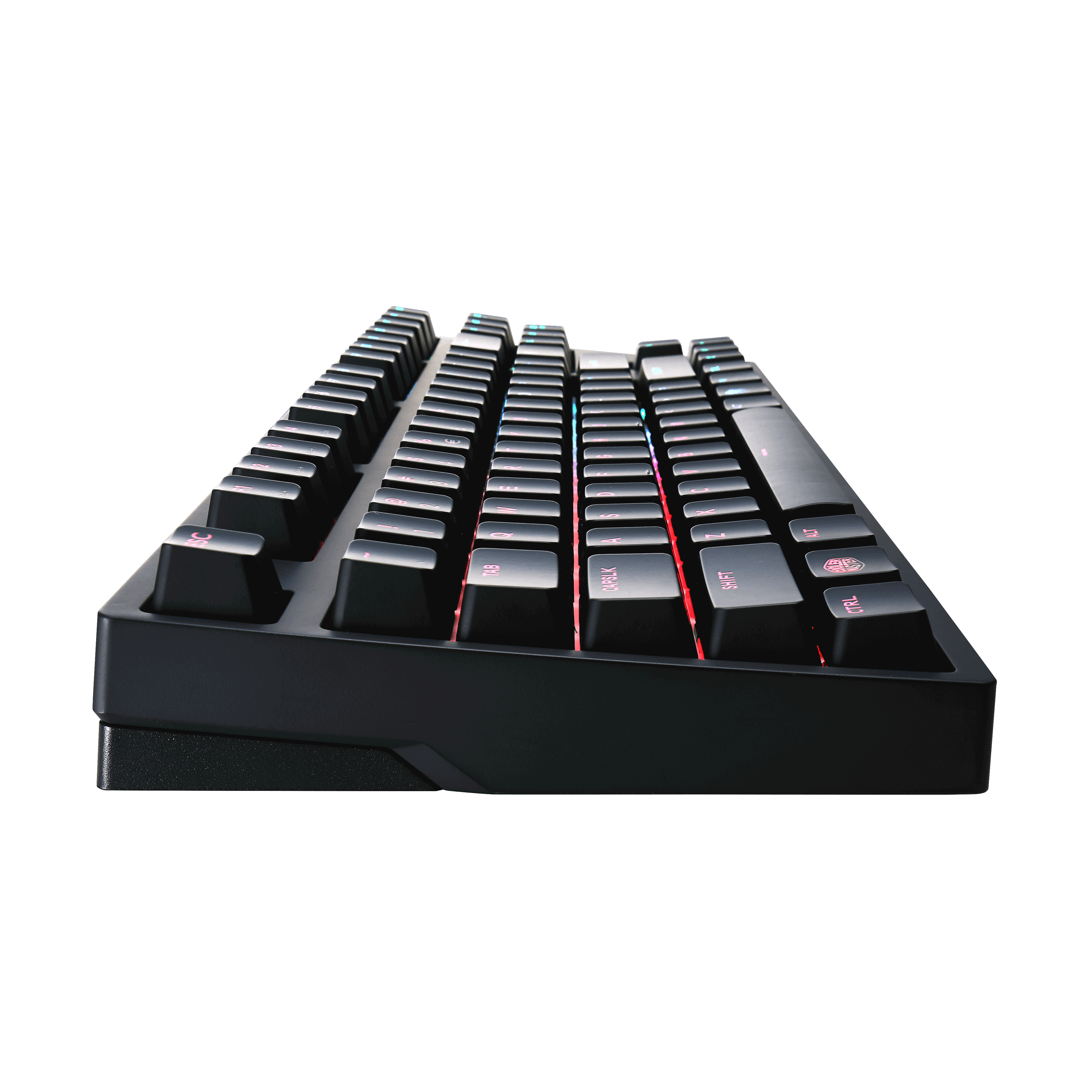 Cooler Master clavier gaming Gunmetal/Noir, Layout DE, TTC Low Profile RGB  Red