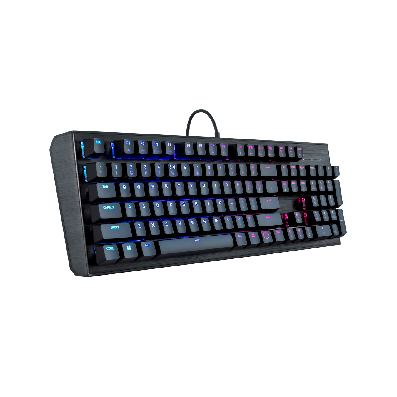 CK552 RGB Mechanical Gaming Keyboard - Curved top plate, floating keycaps, and minimalistic design built with functionality in mind