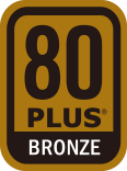 80 PLUS Bronze Certified