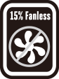 15% Fanless
